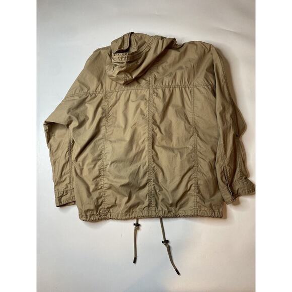 Abercrombie & Fitch Utility Field Cargo Khaki Full Zip Jacket size M Flaw - Picture 9 of 11